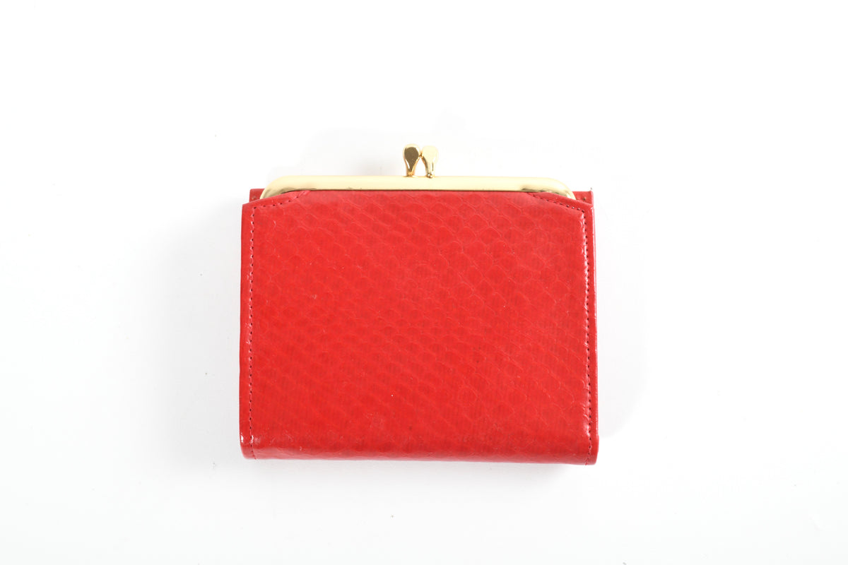 Vintage 1950s Red Plastic Key Holder Coin Purse Wallet | by Baronet
