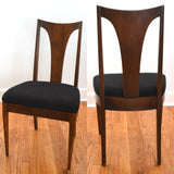 Vintage 1960s Broyhill Emphasis Walnut Dining Chairs Set of 4 | by Broyhill