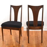 Vintage 1960s Broyhill Emphasis Walnut Dining Chairs Set of 4 | by Broyhill