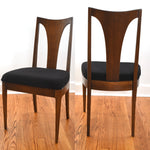 Vintage 1960s Broyhill Emphasis Walnut Dining Chairs Set of 4 | by Broyhill