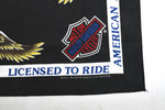 Vintage 1980s USA Double Bald Eagle Bandana Scarf | by Harley Davidson