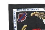 Vintage 1980s USA Double Bald Eagle Bandana Scarf | by Harley Davidson