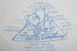Vintage 1960s Novelty Print Dad To Be Gift Handkerchief