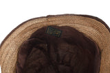 Vintage 1930s Size 23 Black Beige Straw Ribbon Brimmed Slouch Hat | by Parkway Hats