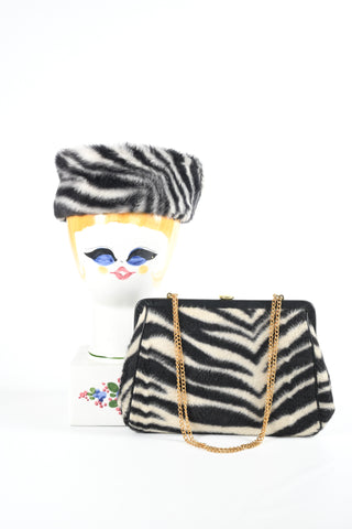 COACH Bandit Zebra Print Shoulder Bag | Dillard's