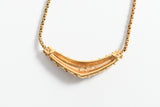 Vintage 1970s Swarovski Crystal Gold V Bar Necklace | by Swarovski