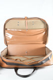 Vintage 1970s Brown Vinyl 4 Piece Matching Suitcase Travel Set | by Interpur