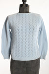 Vintage 1960s Small 36 Blue Wool Sweater | by Jantzen