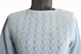 Vintage 1960s Small 36 Blue Wool Sweater | by Jantzen