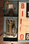 Vintage 1970s Blue Metal Bingo Flashboard Sign -  91.5" X 29.25" | by Capitali