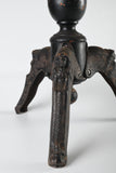 Antique Victorian Mermaid Siren Head Cast Iron Leg Piano Stool | by A. Merriam & Co.