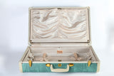 Vintage 1950s Bermuda Green Streamlite Overnight Suitcase | by Samsonite