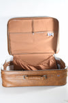 Vintage 1970s Brown Naugahyde Escort Series Large Suitcase | by American Tourister