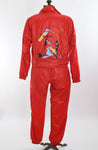 Vintage 1990s Medium Red Ski Graphic 3 Piece Windbreaker Suit Set | by Puma