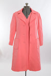 Vintage 1970s Large Pink Short Sleeve Dress Matching Jacket Suit Set | by Edith Flagg