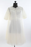 Vintage 1960s Small 34 Bridal Nightgown Peignoir Robe Set |by Vanity Fair