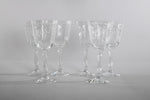 Vintage 1980s Crystal Navarre Pattern Water Goblet Glasses Set of 5 | by Lenox