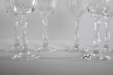 Vintage 1980s Crystal Navarre Pattern Water Goblet Glasses Set of 5 | by Lenox