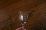 Vintage 1980s Crystal Navarre Pattern Water Goblet Glasses Set of 5 | by Lenox