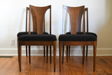 Vintage 1960s Broyhill Emphasis Walnut Dining Chairs Set of 4 | by Broyhill