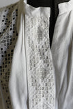 Antique Early 1900s XS White Traditional Hardanger Bunad Blouse