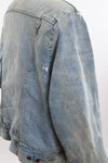 Vintage 1980s Size 46 Blue Denim Lined Work Jacket | by Wrangler