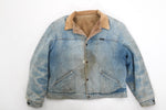 Vintage 1980s Size 46 Blue Denim Lined Work Jacket | by Wrangler