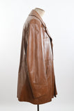 Vintage 1970s Size 42 Brown Leather Jacket | by Gateway Collection St. Louis