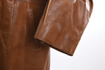 Vintage 1970s Size 42 Brown Leather Jacket | by Gateway Collection St. Louis