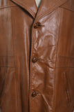 Vintage 1970s Size 42 Brown Leather Jacket | by Gateway Collection St. Louis