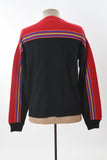 Vintage 1970s Medium Red Black Striped Ski Sweater | by Lord Jeff