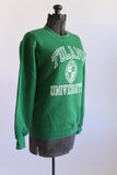 Vintage 1980s Small Green Tulane University Crew Neck Pullover Sweatshirt | by Jansport