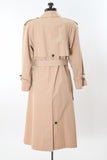 Vintage 1980s Small Khaki Double Breasted Trench Coat | by Etienne Aigner