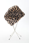 Vintage 1960s Faux Fur Leopard Print Hat | by Delma