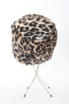 Vintage 1960s Faux Fur Leopard Print Hat | by Delma