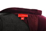 Vintage 1980s XS Burgundy Velvet Midi Pencil Skirt | by Halston III