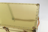 Vintage 1980s Brass Large Storage Trunk | by The Luggage Gallery