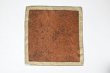 Vintage 1950s Brown Black Speckle Square Silk Scarf | by Vera Neumann