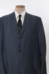 Vintage 1960s Size 44L Blue Sharkskin Sports Jacket | by Hickey Freeman