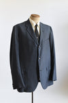 Vintage 1960s Size 44L Blue Sharkskin Sports Jacket | by Hickey Freeman