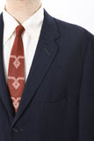 Vintage 1950s Size 41 Navy Blue Slub Light Weight Sports Jacket | by Palm Beach