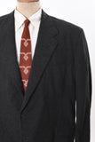 Vintage 1950s Size 48 Charcoal Gray Wool Sports Jacket | by Schaefer Tailoring Co
