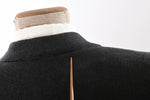 Vintage 1950s Size 48 Charcoal Gray Wool Sports Jacket | by Schaefer Tailoring Co