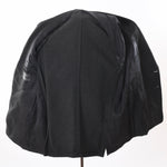Vintage 1950s Size 48 Charcoal Gray Wool Sports Jacket | by Schaefer Tailoring Co