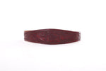 Vintage 1950s XL Ox Blood Red Mexican Tooled Leather Double Buckle Wide Cinch Belt