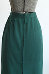 Vintage 1940s Small Green Gabardine Midi Skirt | by Sporteens