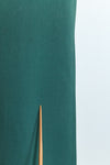 Vintage 1940s Small Green Gabardine Midi Skirt | by Sporteens