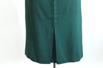 Vintage 1940s Small Green Gabardine Midi Skirt | by Sporteens