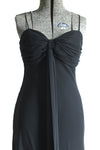 Vintage 1990s Small Black Handkerchief Hem Sleeveless Dress | by S.L. Fashions