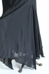 Vintage 1990s Small Black Handkerchief Hem Sleeveless Dress | by S.L. Fashions